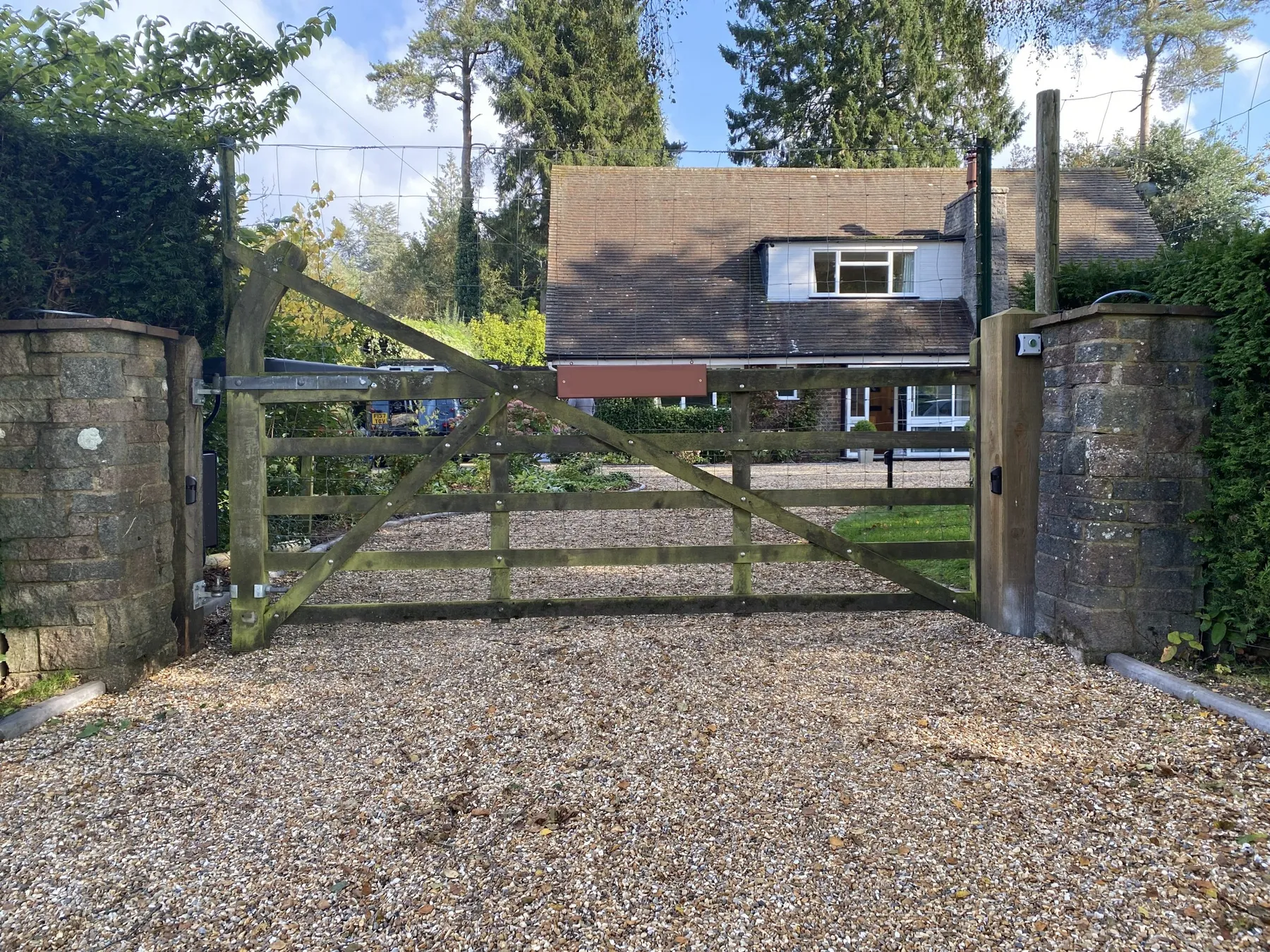 Existing Field Gate
